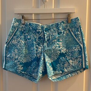 Lilly Pulitzer Turquoise Floral Women's Shorts